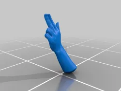 Hand pointing 3D Scan