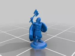 HD dwarf with dubble axe&shield