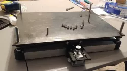 K40 Laser bed with steel plate