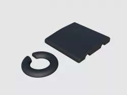 Keyboard/Mouse Interlocking Wrist Rest