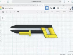 LEGO railgun for minifigure