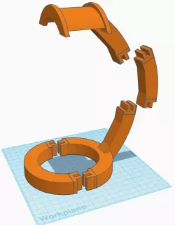 Multi-Part Headphone Stand 3