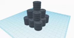 Neatly Stacked Nuclear Barrels
