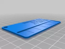 PLA tag - instone blue