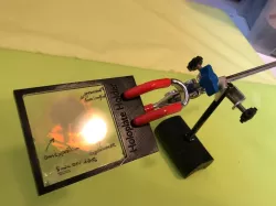 Plate holder for holography