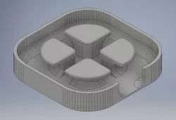 PSVR stand cable management addon