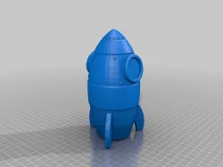 Rocket lamp