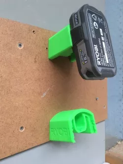 Ryobi 18v Battery Holder - Remix