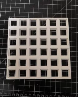 Sample holder frame + sample