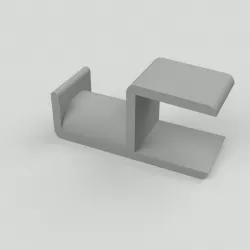 Simple Headphone Holder Ikea Linnmon Table Top