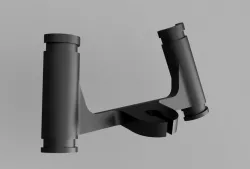 Skyflar strobe light mount for Air Conception Nitro paramotor