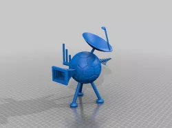 sphere, the football camera —  you are the game  / antenna research christmas tree