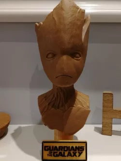 Teen Groot Bust Base