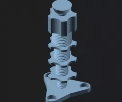 telescoping height adjuster