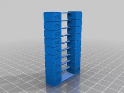 Temperature tower for PLA