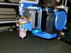 Titan Aero X Carriage With BL Touch And Mistral Cooling Duct