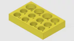 Tool Box Socket Organizer Set