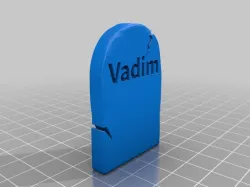 Vadim - Grave Stone for Halloween!