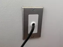 Wall plate insert