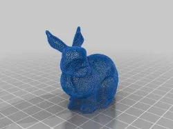 Wireframe bunny