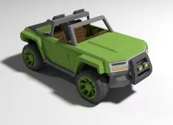 1/18 scale Jeep (VSV - Variable Support Vehicle) 2 door base model