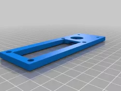 1602 Display mount for 2020 extrusions