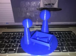 Abstract Christmas Nativity Scene