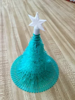 Christmas Tree Star for  "100% 3D Printed Furry Christmas Tree!"