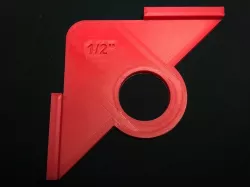 Corner Radius Router Template 0.5in