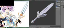 Cyberdimension Neptunia 4 Goddesses Online - Neptune's Sword