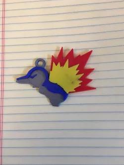 Cyndaquil Pokemon Keychain