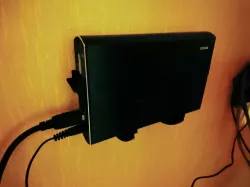 Deltaco hard drive enclosure wall mount