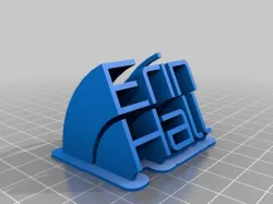 Erin Hall name plate