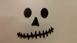 Face for Giant Lego Skeleton (half pieces) or others