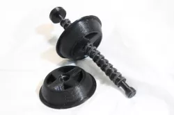 Filament spool axle 