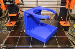 Foldable cup holder with screws