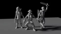 Goblin Space Pirates (28mm scale)