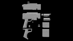 Guard energy beam pistol