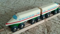 High speed train for wooden track. Brio, Ikea, Thomas compatible