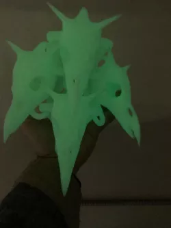Horny Skull Armour, prints assembled