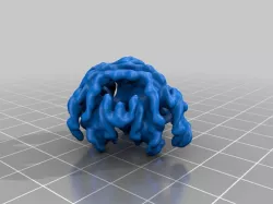 hyperbolic pizza dragon skull coral 3
