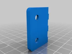 Hypercube evolution hinge for acrylic door