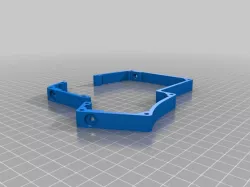 Keebio Iris v2.5+ Middle Layer for Ergodox Tenting legs