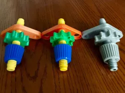 Kiddicraft Twist And Turn 1970's mechanical playset toy