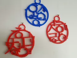 Korean, Hangul ornament