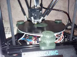 Kossel 3D printer (Anycubic linear delta) bed leveling