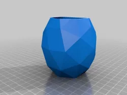 Low-Poly Pineapple Succulent Planter