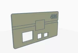 MiSTer Case Floppy Drive Front Panel