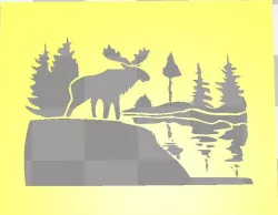 MOOSE STENCIL