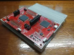 MSP432 and small breadboard holder